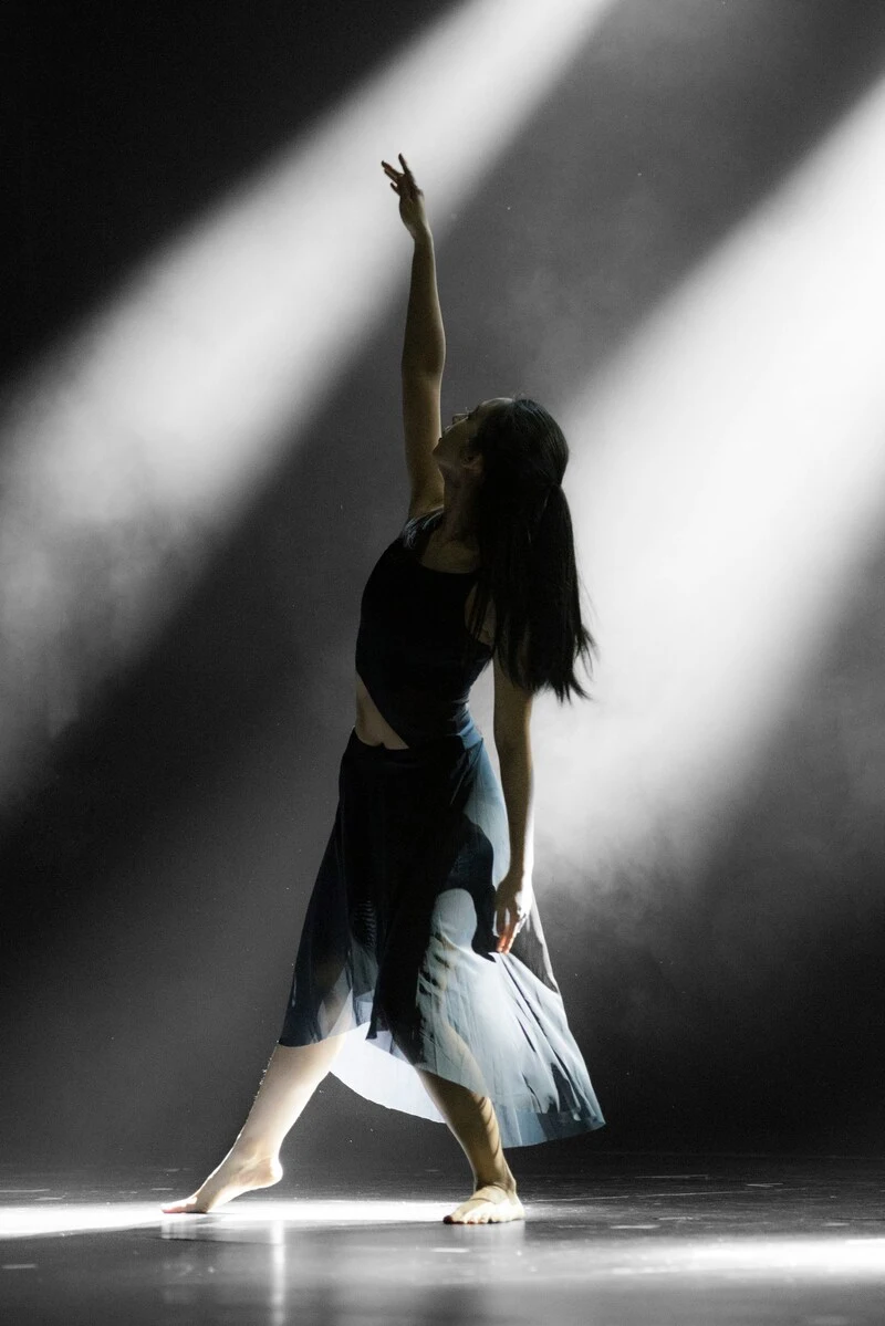 Ballroom instructor Claire Bisset in studio