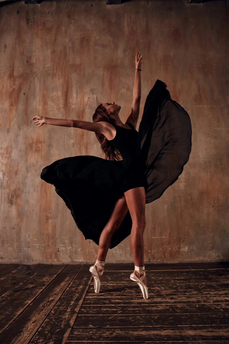 Ballroom instructor Mara Deschamps in studio